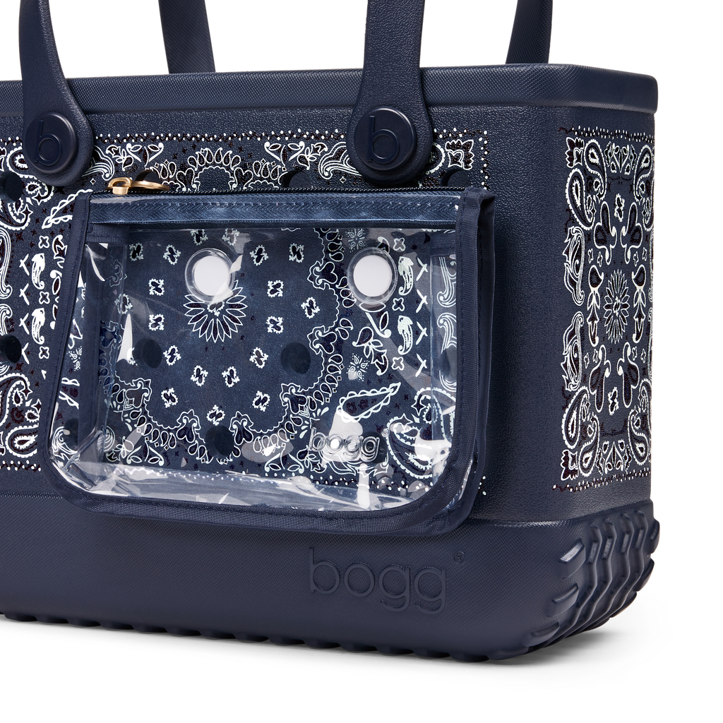 Bitty Bogg Bag - Bandana Navy Me Crazy