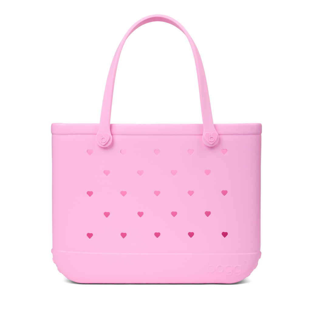 Original Bogg Bag - Cut Out Heart Pink Taffy