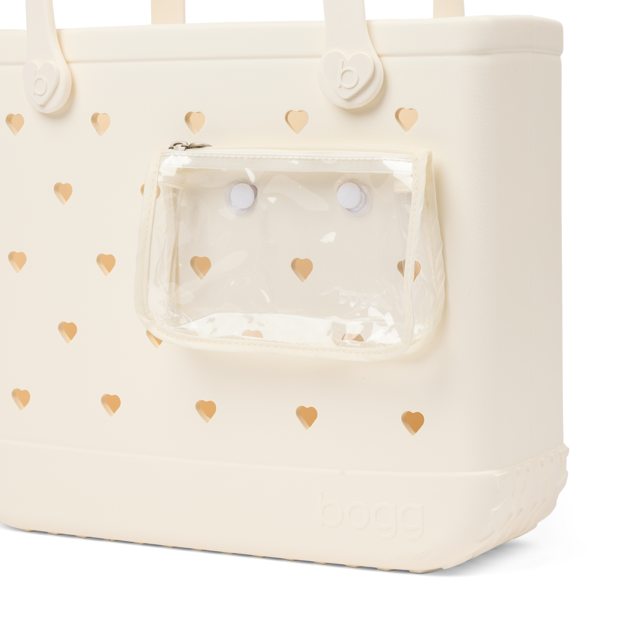 Baby Bogg Bag - Cut Out Heart Coconut