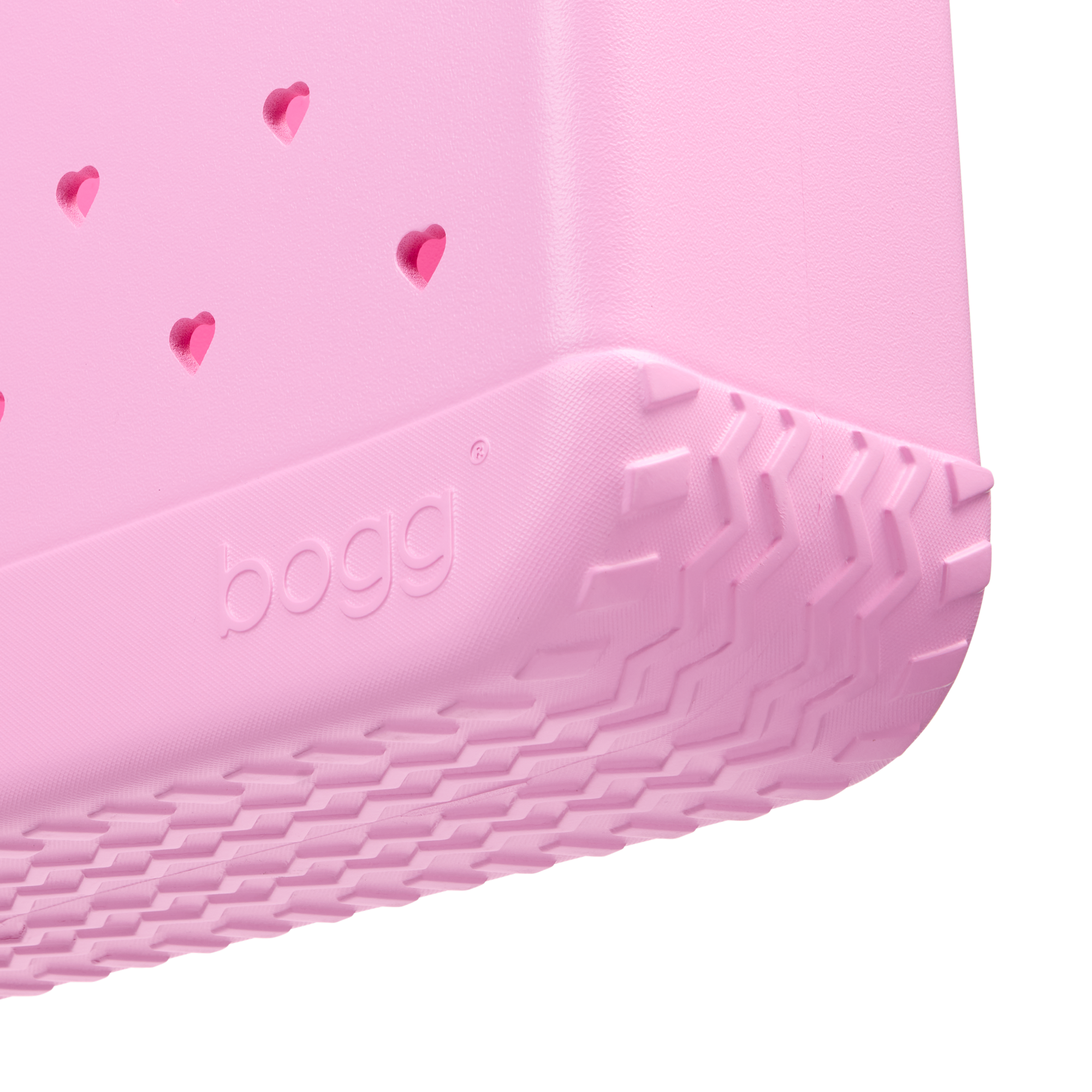 Baby Bogg Bag - Cut Out Heart Pink Taffy