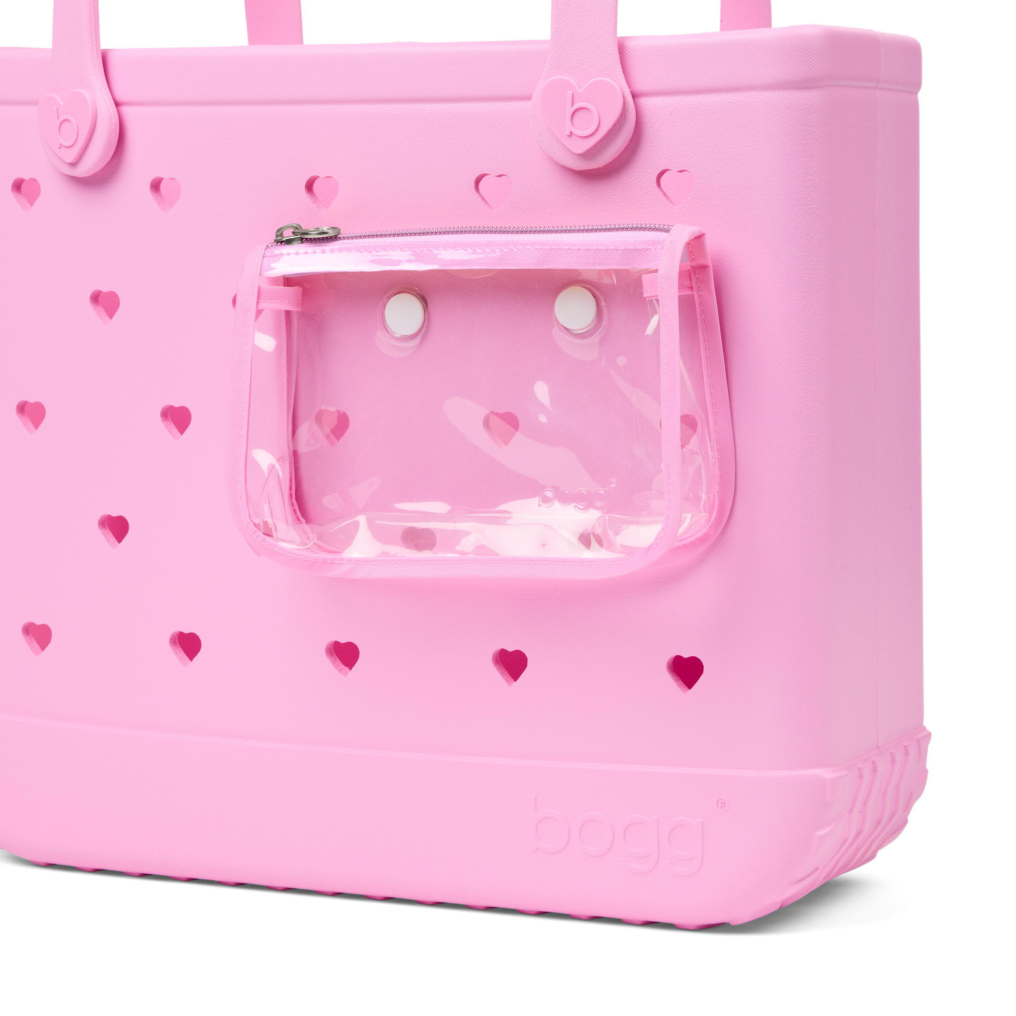 Baby Bogg Bag - Cut Out Heart Pink Taffy