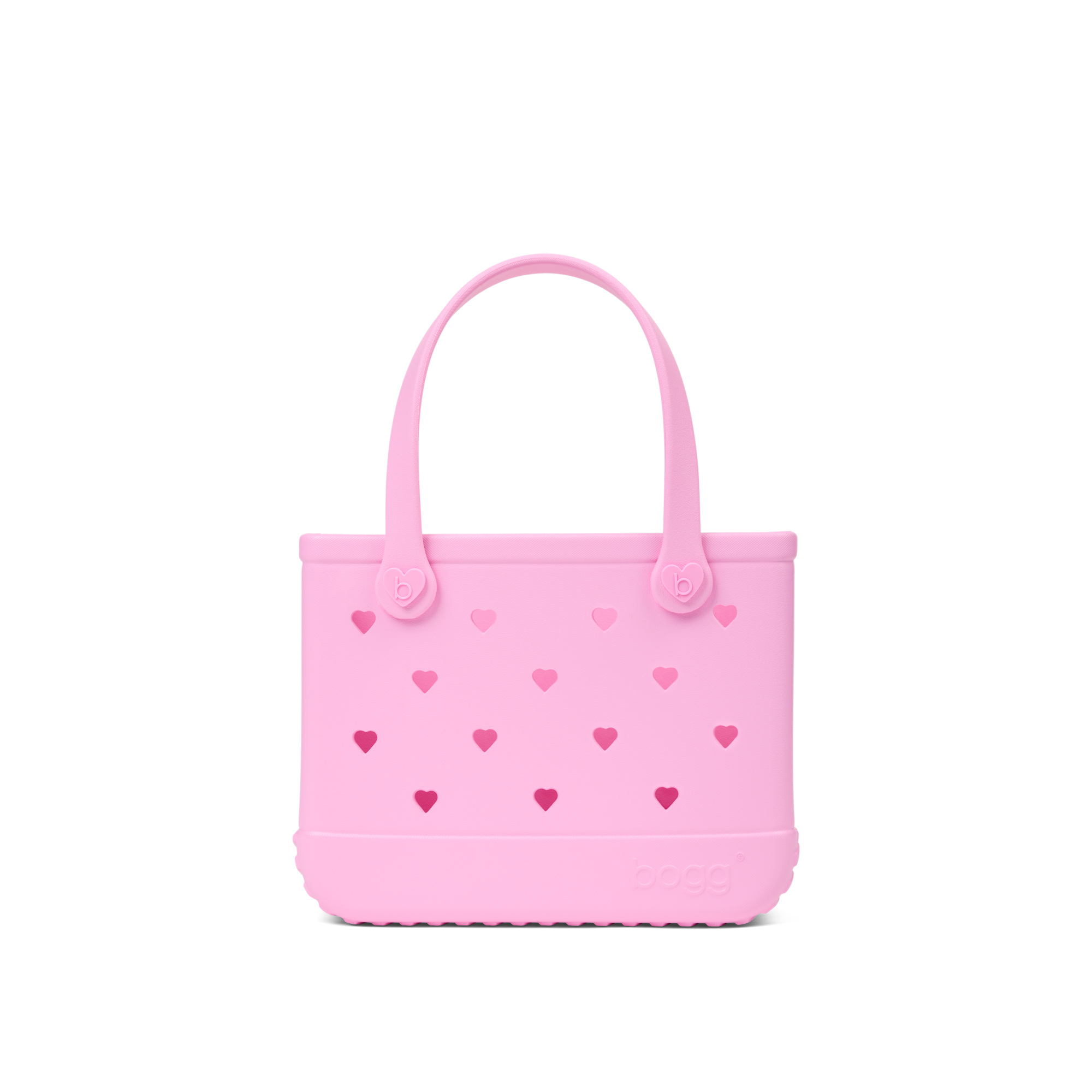 Bitty Bogg Bag - Cut Out Heart Pink Taffy
