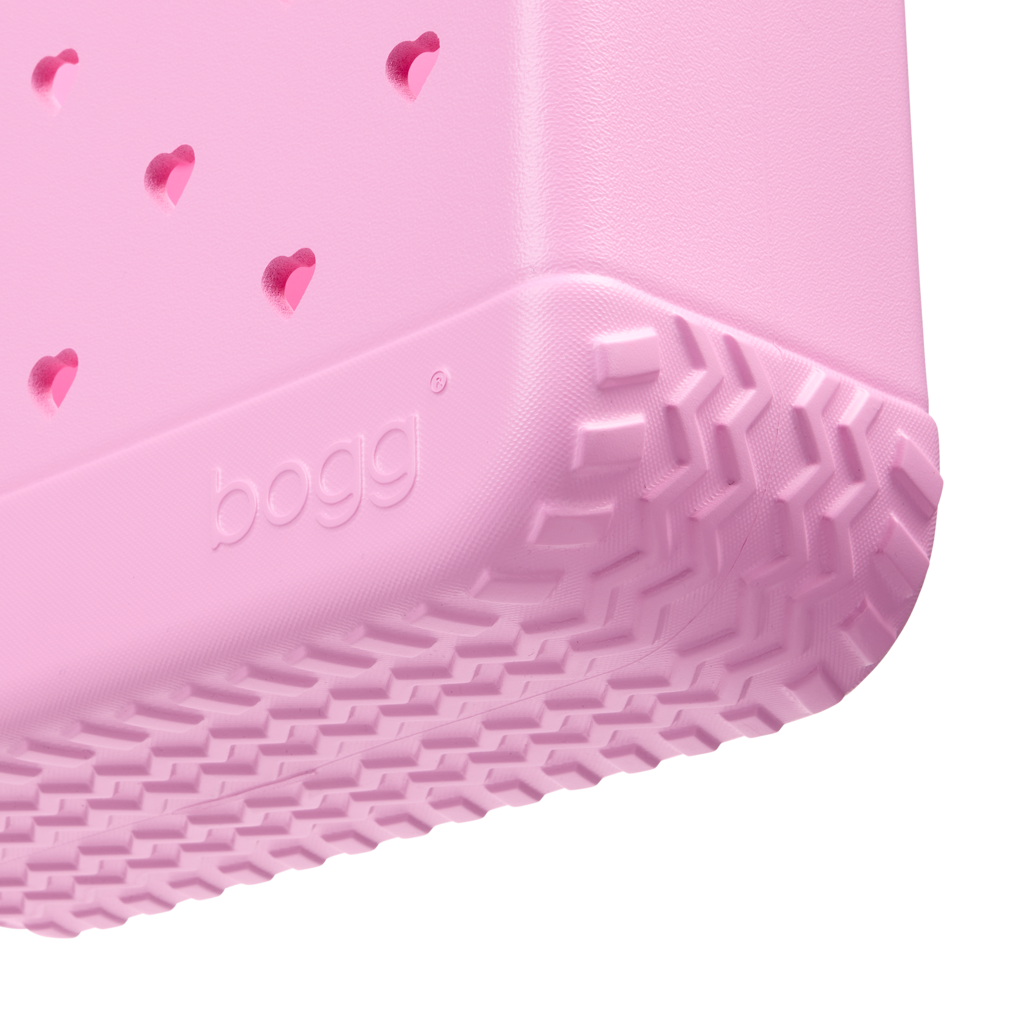 Bitty Bogg Bag - Cut Out Heart Pink Taffy
