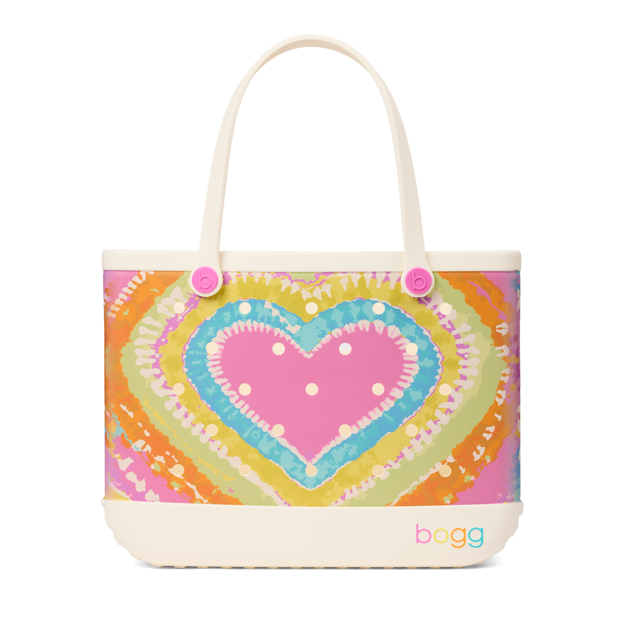 Original Bogg Bag - Dye-licious Heart Pink Taffy