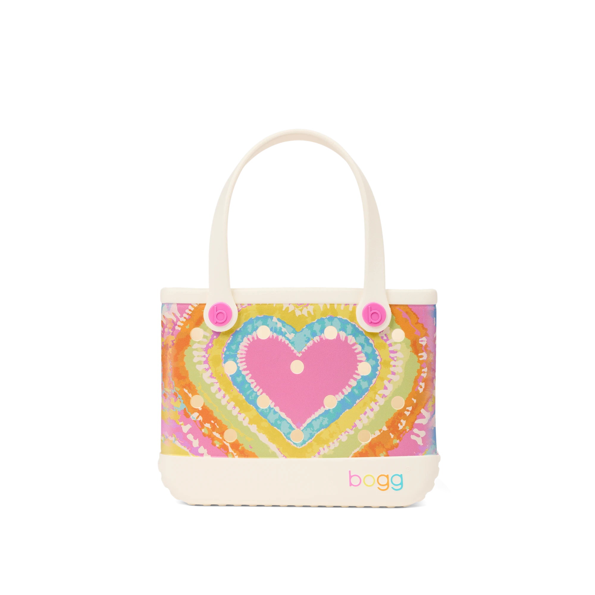 Bitty Bogg Bag - Dye-licious Heart Pink Taffy