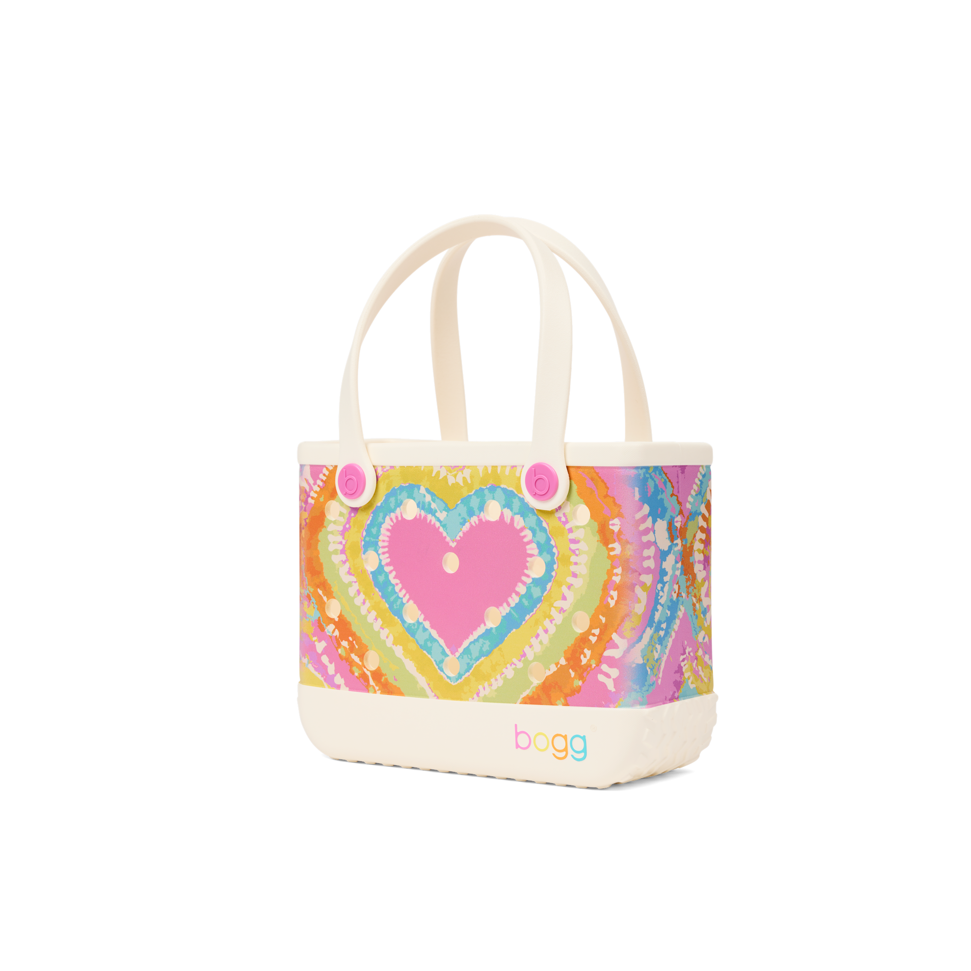 Bitty Bogg Bag - Dye-licious Heart Pink Taffy