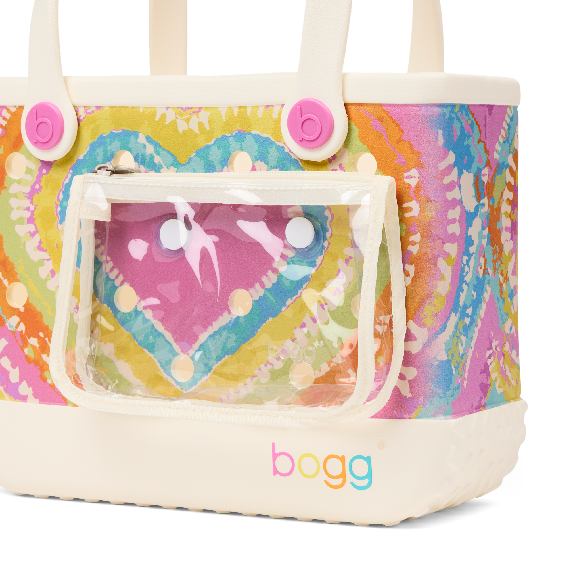 Bitty Bogg Bag - Dye-licious Heart Pink Taffy