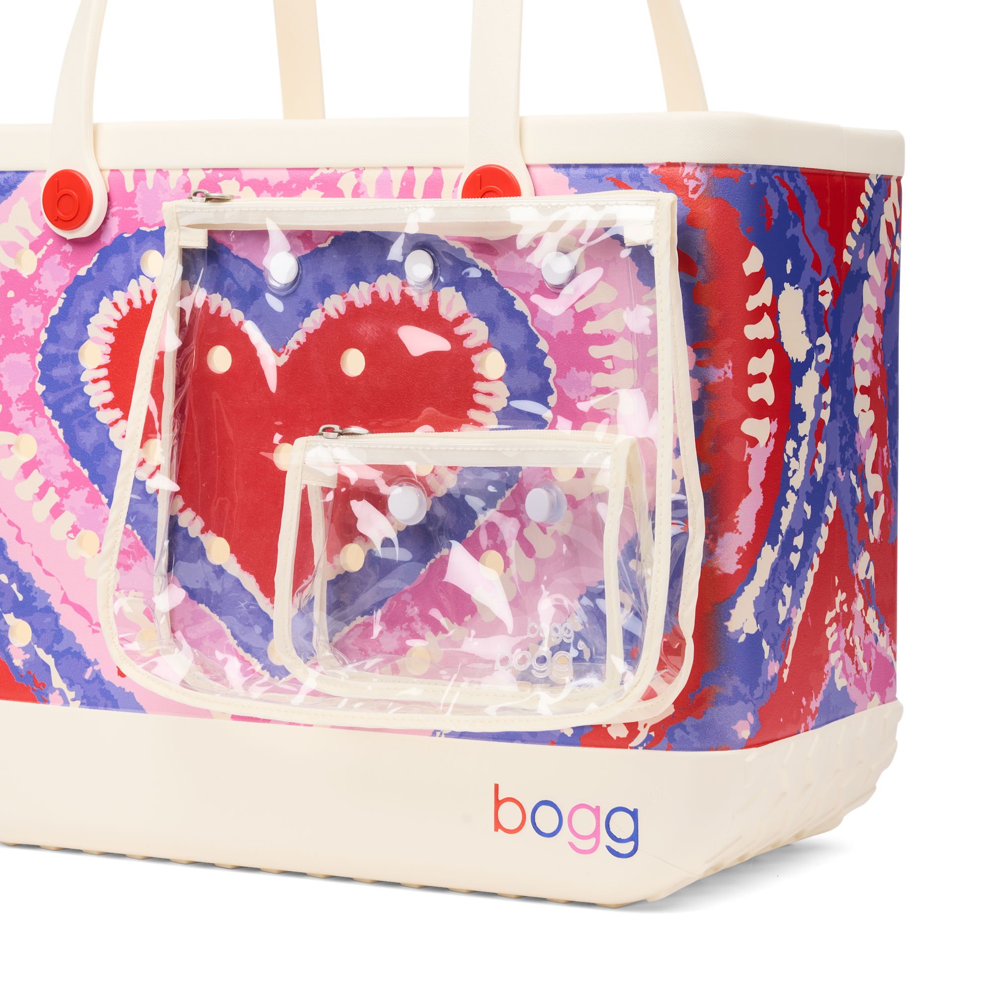 Original Bogg Bag - Dye-licious Heart Buoy Red