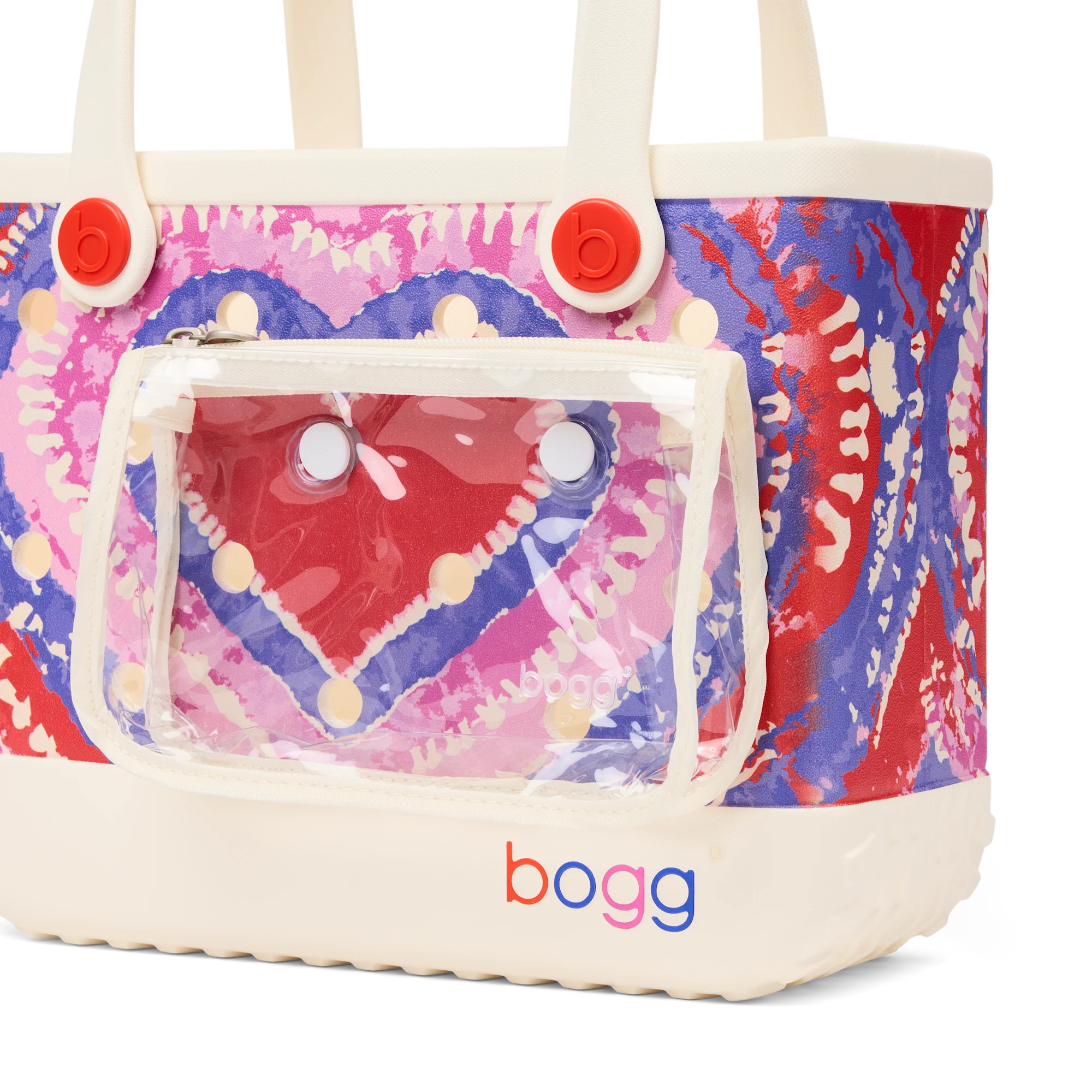 Bitty Bogg Bag - Dye-licious Heart Buoy Red