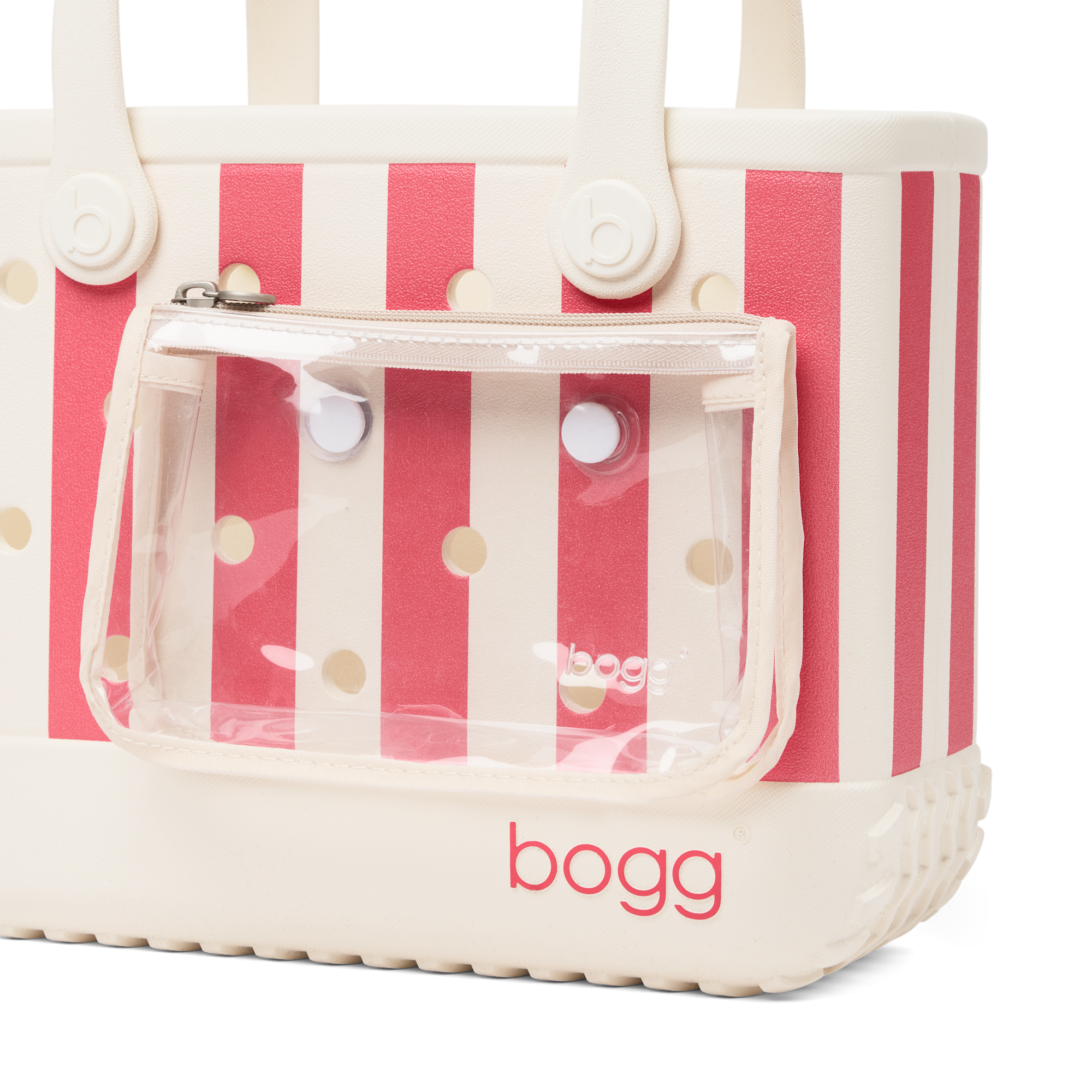 Bitty Bogg Bag - Capri Coral Stripe