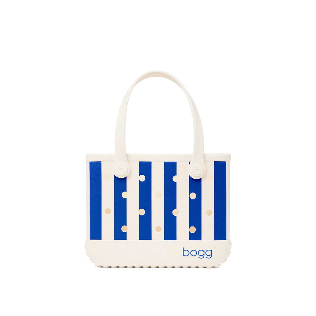 Bitty Bogg Bag - Mykonos Blue Stripe
