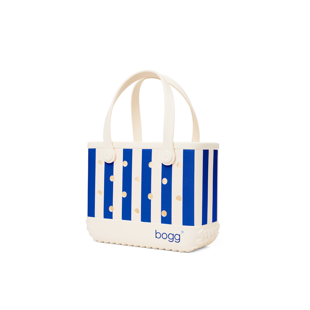 Bitty Bogg Bag - Mykonos Blue Stripe