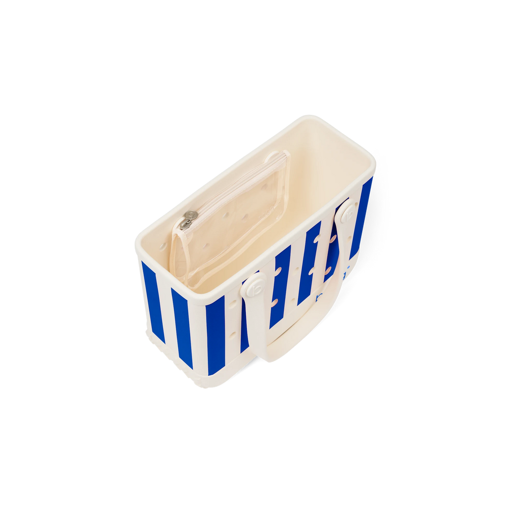 Bitty Bogg Bag - Mykonos Blue Stripe