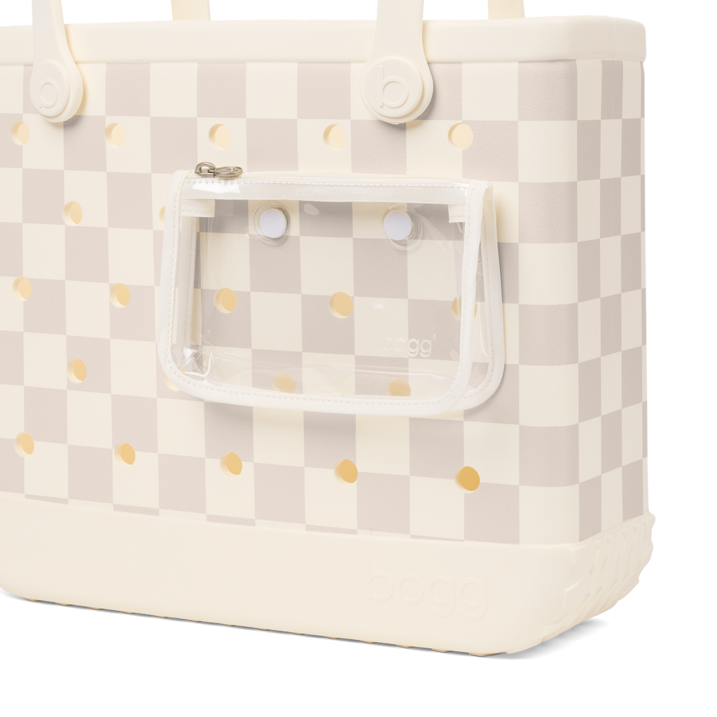 Baby Bogg Bag - Checkered Coconut\/Mushroom