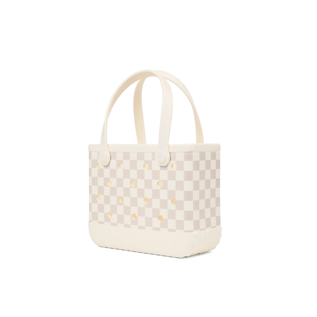 Bitty Bogg Bag - Checkered Coconut\/Mushroom