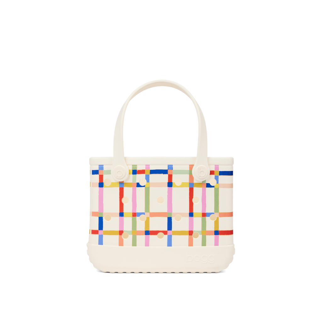 Bitty Bogg Bag -Red White and Plaid