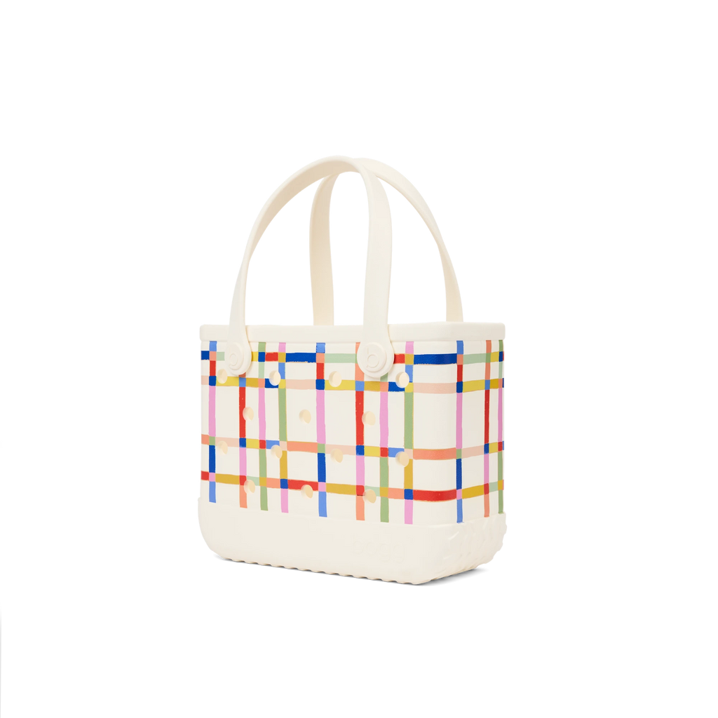 Bitty Bogg Bag -Red White and Plaid