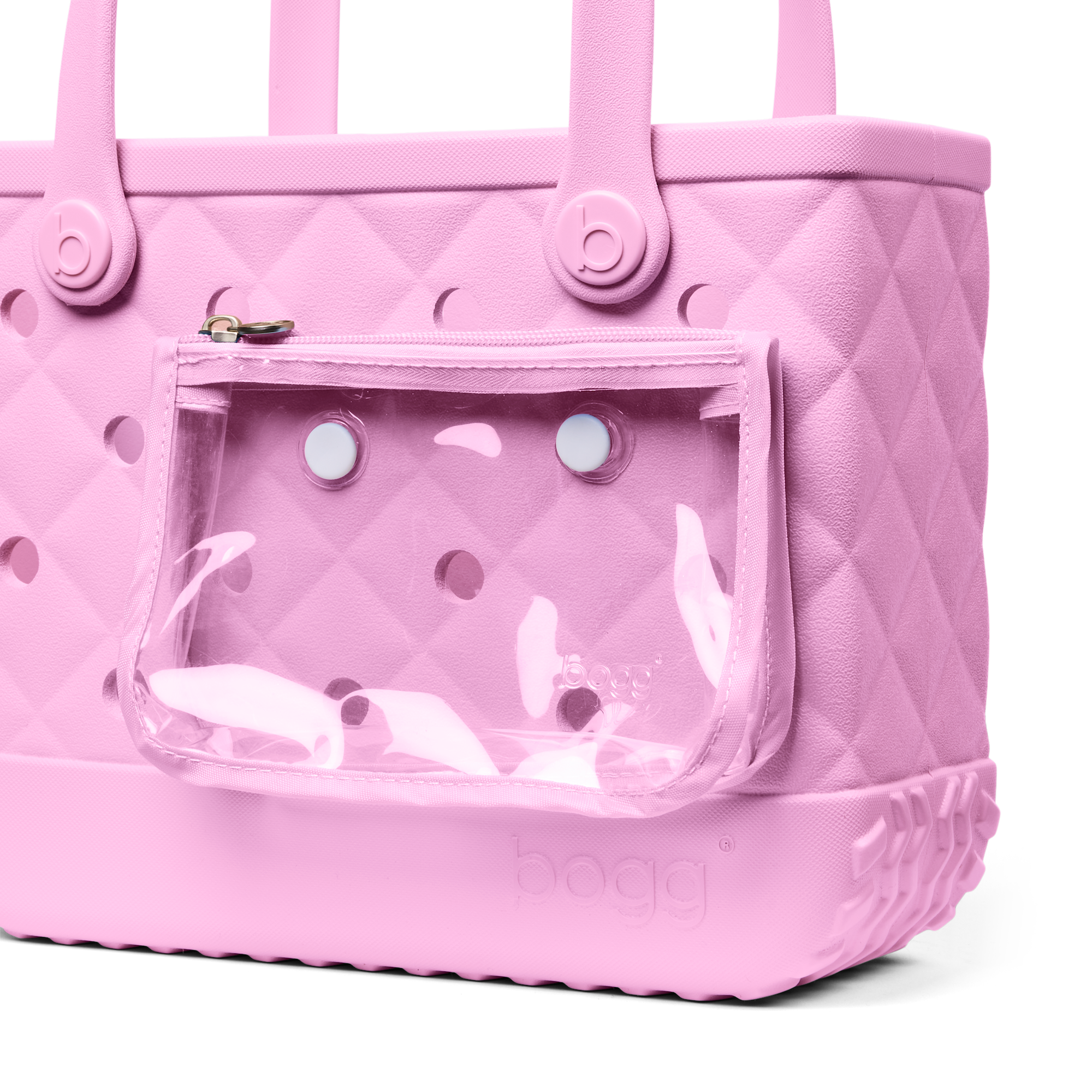 Bitty Bogg Bag - Quilted Pink Taffy