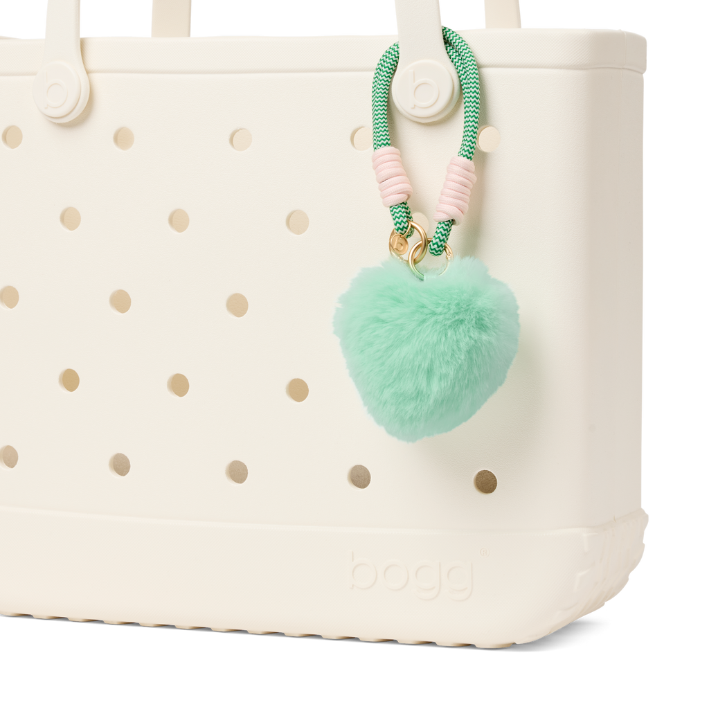 Bogg'd \u0026 Charmed- Green Heart Pouf