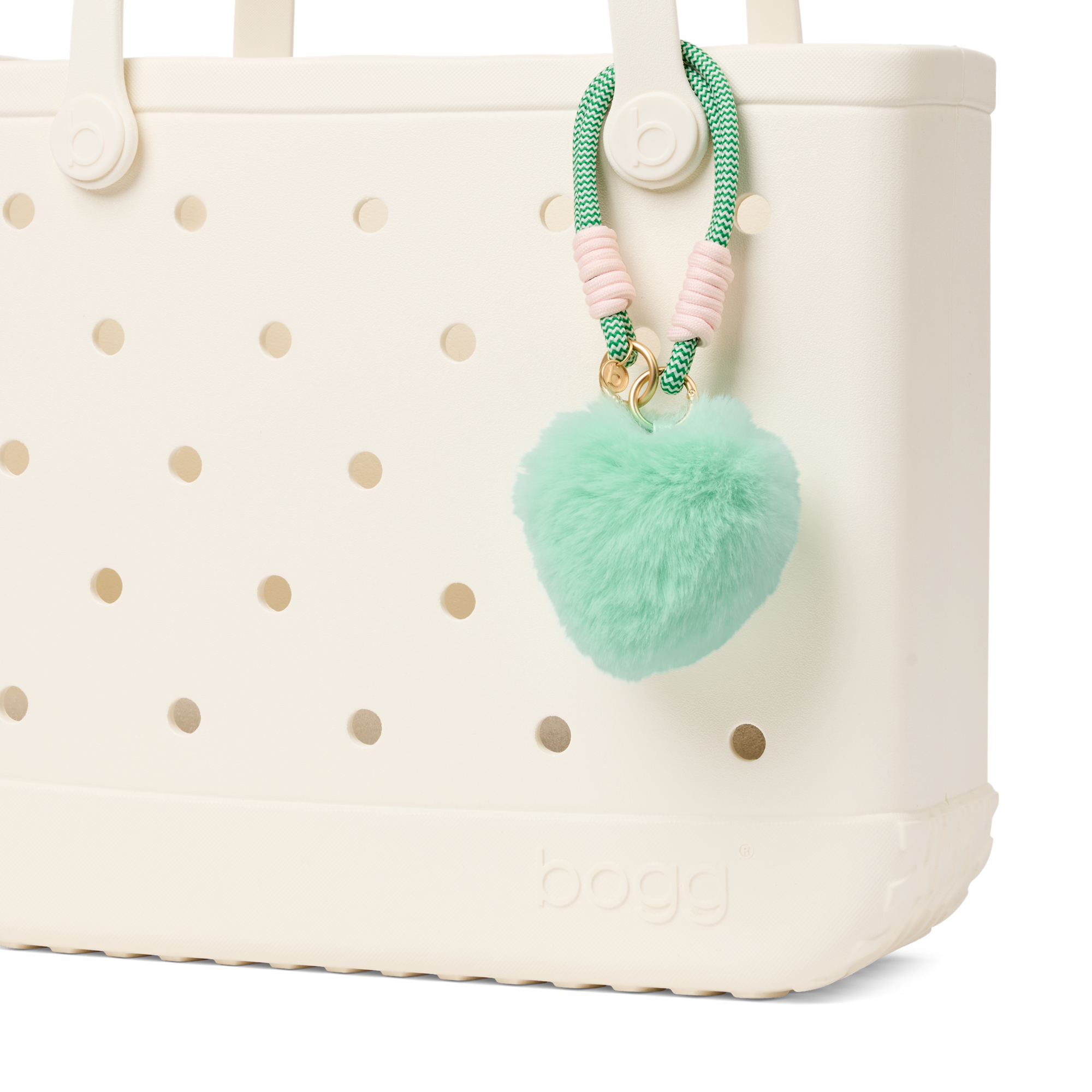 Bogg'd \u0026 Charmed- Green Heart Pouf