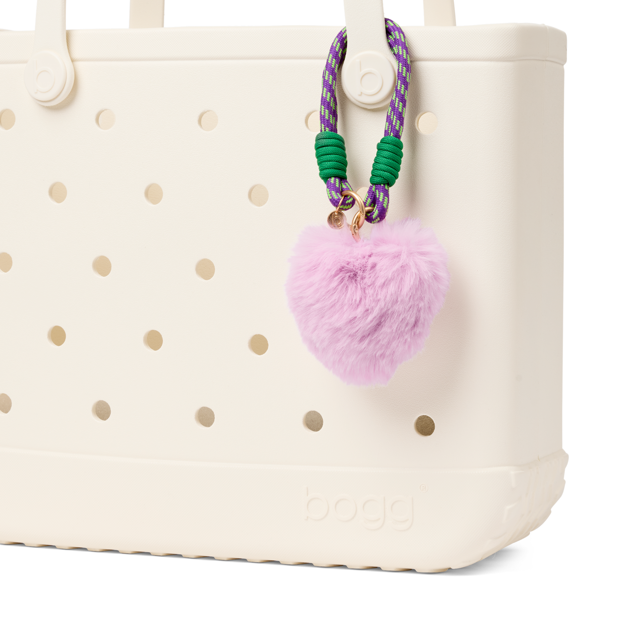 Bogg'd \u0026 Charmed- Purple Heart Pouf